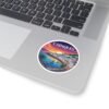 Cadaqués Spain Sunset Sticker - Coastal Village Art, Travel Souvenir, Vibrant Mediterranean Seaside, Spanish Town Scenic Gift