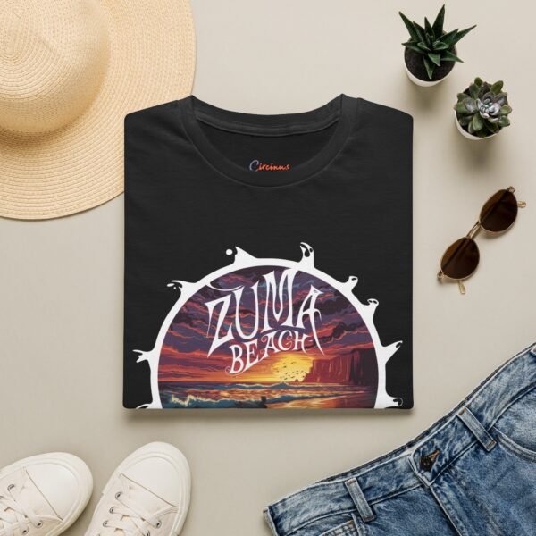 Zuma Beach Surf Tee - Sunset Surfer Shirt, California Wave Vibes, Retro Ocean T-Shirt, Bold Beach Graphic, Coastal Style Unisex Tee