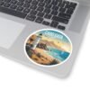 Cabo de Gata Spain Sticker - Retro Lighthouse Coastal Decal, Vintage Mediterranean Sunset Art, Spanish Travel Souvenir Gift