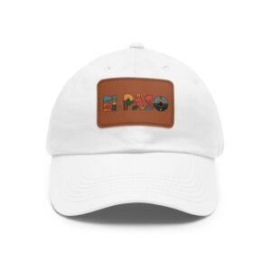 El Paso Texas Hat - Retro Desert Sunset Baseball Cap, Texas Travel Gift, Vintage Style El Paso Souvenir, Unisex Adjustable Cap