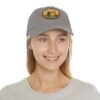 Zuma Beach California Hat - Leather Patch Sunset Surf Cap with Palm Tree, Retro Coastal Baseball Dad Hat, City Vibes Travel Souvenir