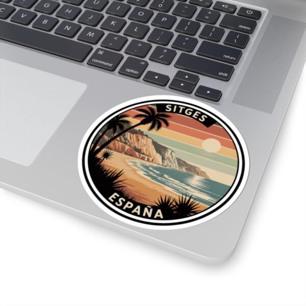 Sitges España: Sunset Cliffs & Palm Coast Sticker