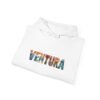 Ventura California Hoodie - Retro Coastal Beach Sweatshirt, California Travel Gift, Vintage Style Ventura Pullover, Unisex Cozy Hoodie