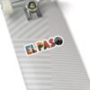 Texas Landscape Kiss-Cut Stickers | El Paso Artistic Letters, Southwest Symbols, Travel Accessories, Unique Decals for Water Bottles and