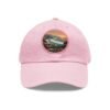 Carmel by the Sea Hat - Retro Coastal Leather Patch Cap, California Ocean Sunset Design, Vintage Travel Souvenir Beach Town Gift