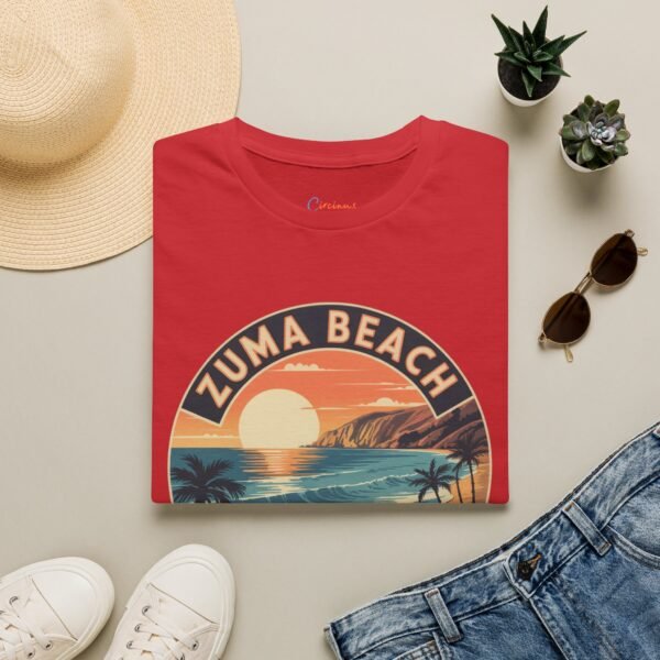 Zuma Beach California T-Shirt - Vintage Sunset Coastal Tee, Retro California Surf Shirt, Cool Ocean Waves Graphic Tee, Unisex Summer Shirt