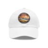 Ventura California Hat - PU Leather Patch Retro Sunset Baseball Cap, Coastal Travel Souvenir