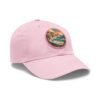 Carmel by the Sea Hat - Retro Coastal Leather Patch Cap, California Ocean Sunset Embroidery Style