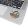 Desert Landscape Stickers, Southwest Cactus Decals, El Paso Texas Vinyl Stickers, Travel Adventure Souvenirs, USA State City Kiss-Cut Decor
