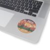 Desert Adventure Retro Design Kiss-Cut Stickers, El Paso Texas Sticker, Travel Decal, Wanderlust Camping Sticker, Southwest Desert Sticker