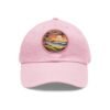Ventura California Hat - PU Leather Patch Retro Sunset Baseball Cap, Coastal Travel Souvenir