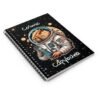 Capybara Spiral Notebook - Cosmic Design, Ruled Line, Cute Animal Gift, Stationery for School or Office