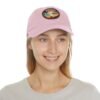 Byron Bay Hat - Retro Sunset Leather Patch Cap with Coastal Design, Australia Beach Souvenir, Surf Style Dad Hat Gift