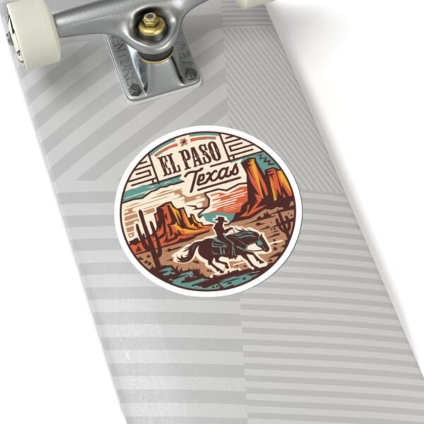 Texas City Stickers, El Paso Country Flair, Travel Sticker, Laptop Decal, Vinyl Decal, Southwestern Decor, Western Style Decoration