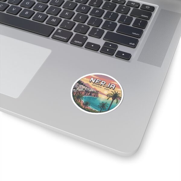 6996304577674806832_1200.jpeg Nerja Spain Pixel Art Sticker - Retro Coastal Sunset Design | Andalucía Travel Vinyl Decal | Vintage 8-Bit Mediterranean Art
