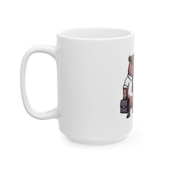 Capybara Mug - Today Im a Serious Capy - Funny Office Coffee Cup for Coworkers and Animal Lovers