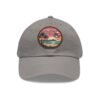 Ventura California Pixel Art Hat - Retro Coastal Leather Patch Cap with Sunset Beach Scene | California 8-Bit Design Gift