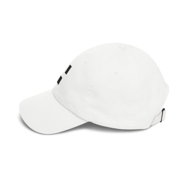 Pixel Surprised Face Embroidered Dad Hat: Retro 8-Bit Gaming Cap