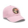 Zuma Beach California Hat - Retro Sunset Leather Patch Cap, Pixel Art Coastal Dad Hat, Malibu Surf Style Beachwear