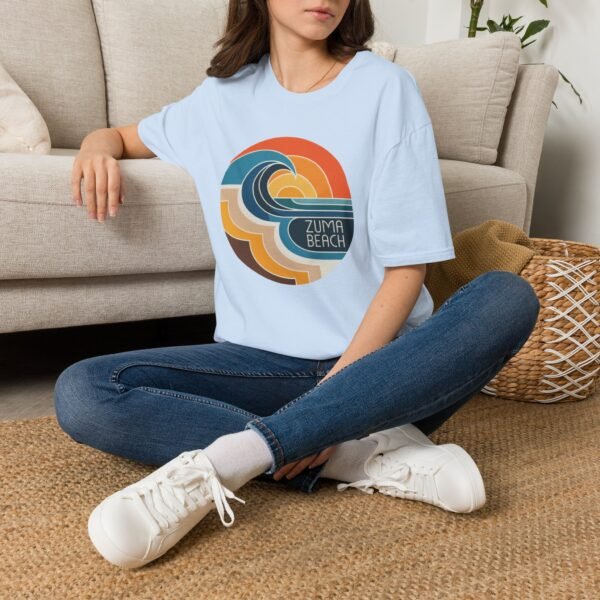Retro Zuma Beach Wave Tee - California Surf Vibes T-Shirt | Vintage Sunset Design | Unisex Softstyle Shirt
