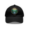 El Yunque Puerto Rico Leather Patch Hat - Tropical Waterfall Cap, Retro Adventure Gift, National Forest Travel Apparel
