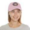 Sitges Spain Hat - Pixel Art Coastal Dad Cap with Leather Patch, Summer Beach Travel Souvenir