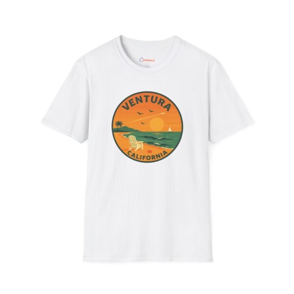 Ventura California T-Shirt | Retro Beach Sunset Shirt, Vintage Coastal Graphic Tee, West Coast Travel Gift, Ocean Vibes Apparel