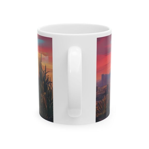 7461770709166284483_2048.jpeg El Paso Texas Mug - Retro Desert Sunset Cityscape | Southwestern Ceramic Coffee Cup Gift for Travelers & Locals