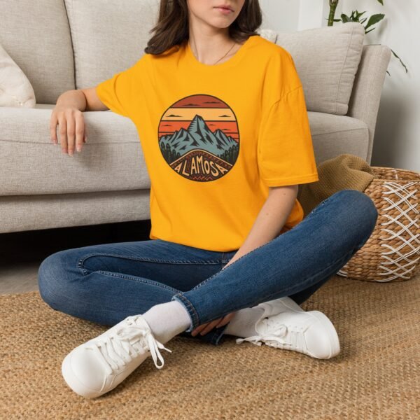 7466010976304602785_2048.jpeg Alamosa, Colorado | Mountains in the sunset - Retro Alamosa Gift