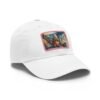 Capybara Scream Hat - Funny Capybara Baseball Cap, Art Parody Gift, Munch Inspired Retro Patch Cap, Unisex Adjustable Hat