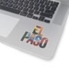 Stickers, Colorful El Paso Texas Nature Inspired Letter Art, Travel Gift Souvenir, Laptop Decal, Car Bumper Sticker, Planner Decoration
