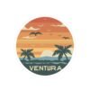 Sticker Sheet, Sunset Serenity in Ventura, Tranquil Ocean View Stickers, Beach Sunset Decor, Laptop Decals, Journal Accessories