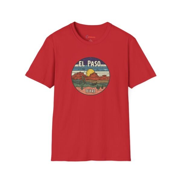 El Paso, Texas - Desert Landscape - Unisex Softstyle T-Shirt
