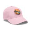 Ventura Hat - PU Leather Patch Retro Sunset Beach Baseball Cap, California Coastal Souvenir