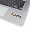 El Paso Pixel Art Sticker - Retro Texas Desert Decal, Laptop & Journal Decor, El Paso Gift, Vinyl Sticker