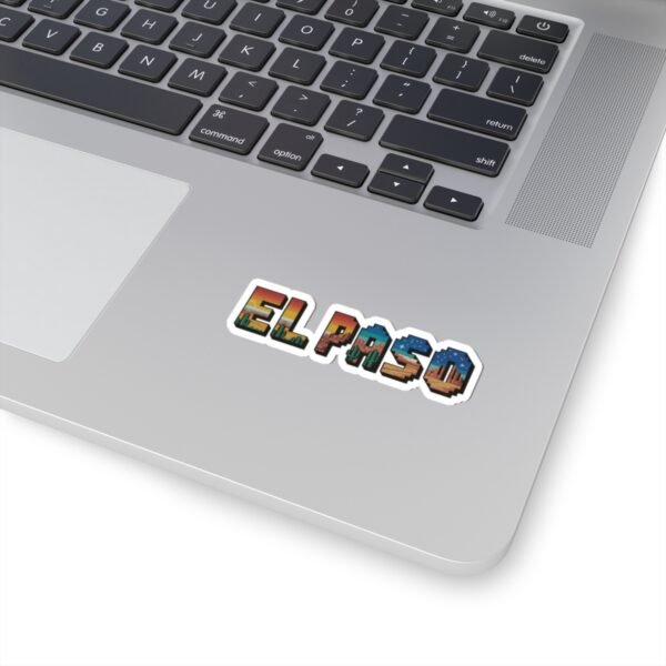 El Paso Pixel Art Sticker - Retro Texas Desert Decal, Laptop & Journal Decor, El Paso Gift, Vinyl Sticker