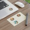 Zuma Beach California Sticker Pack - Set of 4 Retro Coastal Sunset Designs with Palm Trees and Ocean Vibes, Surf Travel Gift Idea