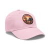 Joshua Tree National Park Hat - 8-Bit Pixel Art Retro Sunset Leather Patch Cap, Desert Baseball Dad Hat, California Souvenir