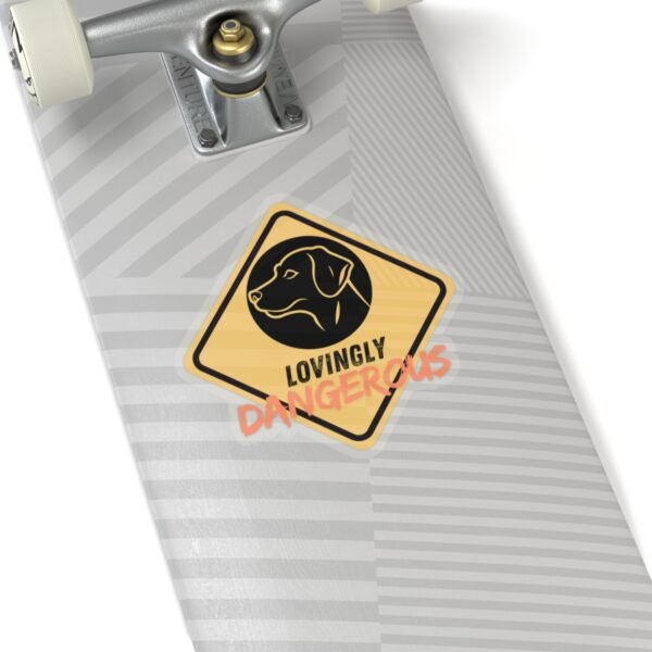 7882987025543116648_1200.jpeg Lovingly Dangerous Kiss-Cut Stickers, Dog Warning Sign Stickers, Funny Dog Lover Gifts, Pet Owner Decals, Novelty Animal Sticker