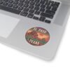 Desert Sunset Kiss-Cut Stickers | El Paso Texas, Cactus and Rocks, Southwestern Decor, Laptop Decals, Wanderlust Travel Accessories