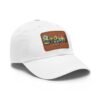 7894245709726273086_2048.jpeg Byron Bay Hat - Retro Leather Patch Dad Hat with Coastal Landscape Design, Summer Beachwear Gift, Australia Travel Souvenir