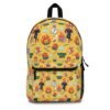 School Days Backpack - Mythology-Inspired Pattern Featuring Zeus & Hades - Funny Cartoon Bag for Students and Teachers