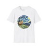 Capybara Starry Night T-Shirt, Artistic Style Tee, Whimsical Animal Graphic Shirt, Painting Inspired Tee, Softstyle Tee, Art Lover