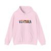Ventura California Hoodie - Retro Coastal Beach Sweatshirt, California Travel Gift, Vintage Style Ventura Pullover, Unisex Cozy Hoodie