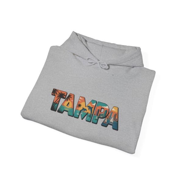Tampa Florida Hoodie - Retro Coastal Beach Sweatshirt, Florida Travel Gift, Vintage Style Tampa Pullover, Unisex Cozy Hoodie