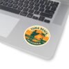 Zuma Beach, California - Vintage Sunset Emblem Sticker | Surf Design, Travel Souvenir, Coastal Vibes