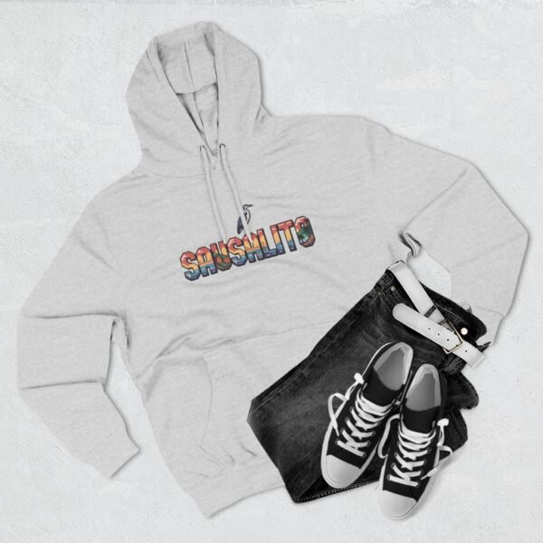 Sausalito Pixel Art Hoodie - Coastal California Vibes, Golden Gate Sunset, Sailboats & Nature - City Vibes Collection, Cozy Unisex