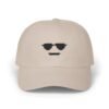 Pixel Cool Face Embroidered Hat - Retro 8-Bit Minimalist Dad Cap, Gaming Aesthetic Streetwear, Fun Pixel Art Gift