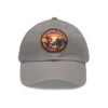 Joshua Tree National Park Hat - 8-Bit Pixel Art Retro Sunset Leather Patch Cap, Desert Baseball Dad Hat, California Souvenir