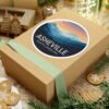 Asheville North Carolina: Blue Ridge Mountains Sticker